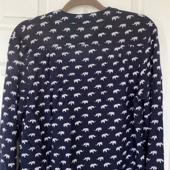 Cute elephant print blouse - Picture 4 of 6